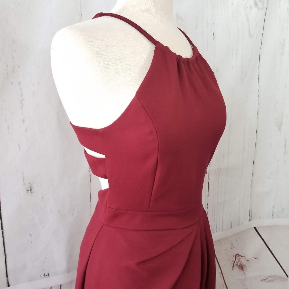 HARPER + LEMON Sleeveless Cutout Midi Dress - Picture 2 of 8